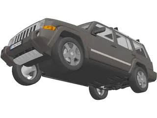 Jeep Commander (2007) 3D Model preview