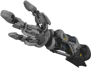 Robot Arm 3D Model preview