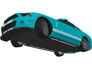 Ford Mustang Shelby GT500 (2013) 3D Model preview
