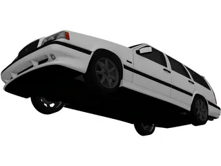 Volvo 850R Estate 3D Model preview