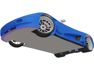 Koenigsegg CC (2008) 3D Model preview