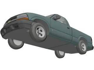 Chevrolet S10 Pickup 3D Model preview