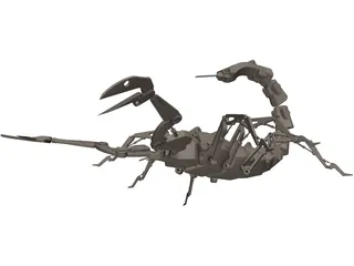 Cyber Scorpion 3D Model preview