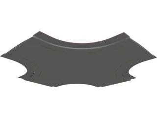Junction 2-Way 3D Model preview