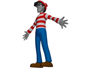 Waldo 3D Model preview