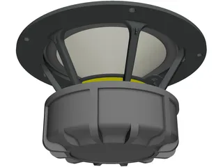 Speaker Subwoofer 3D Model preview