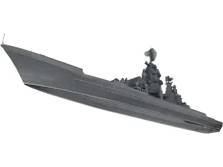 Kirov Russian Kreiser 3D Model preview