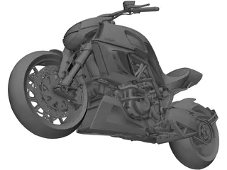 Ducati Diavel (2011) 3D Model preview