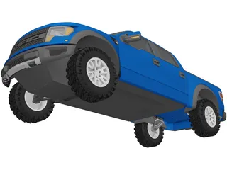 Ford F-150 SVT Raptor (2010) 3D Model preview