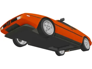 BMW M1 (1979) 3D Model preview
