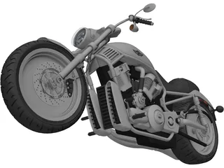 Harley-Davidson VROD 3D Model preview