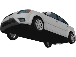 Kia Rio CVVT (2012) 3D Model preview