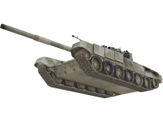 T90 Russian Tank 3D Model preview
