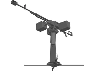 Kord Machine Gun 6P50-3 3D Model preview
