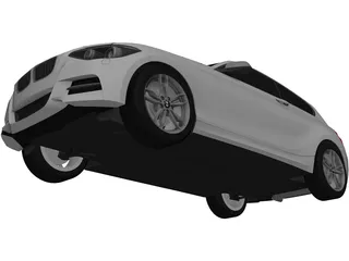 BMW M135i F21 (2012) 3D Model preview