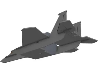 F-15 Eagle RC Foamy 3D Model preview