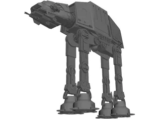 Star Wars Imperial ATAT 3D Model preview