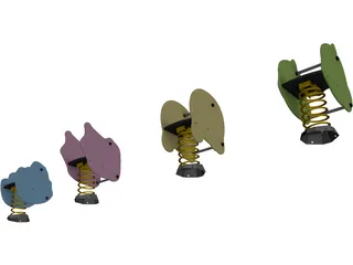 Ride for Children 3D Model preview