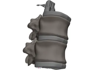 Vertebra 3D Model preview