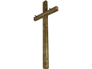 Roman Cross 3D Model preview