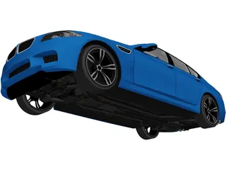 BMW M5 (2012) 3D Model preview