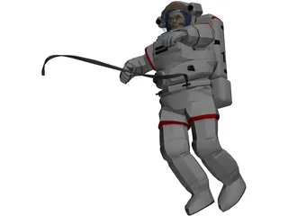 Astronaut 3D Model preview