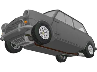 Austin Mini Cooper S (1965) 3D Model preview