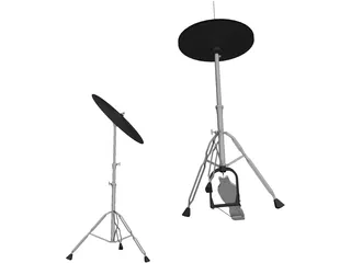 Marshall Portable Hi Hat 3D Model preview