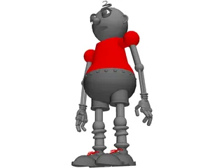 Roboboy Toy 3D Model preview