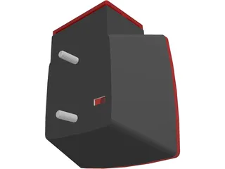 Trailer Tail Light 3D Model preview