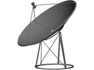 Antenna Satellite 3D Model preview