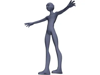 Freebie Man [Rigged] 3D Model preview