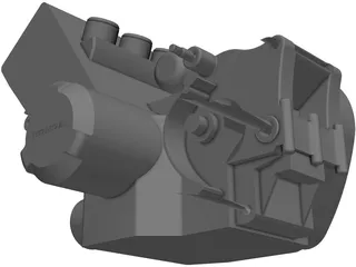 Honda CBR600RR 2003 Engine 3D Model preview