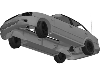 Hyundai Accent (2000) 3D Model preview