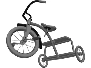 Tricycle 3D Model preview
