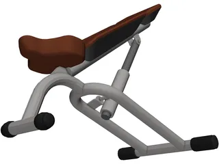 Adjustable Workbench 3D Model preview