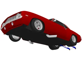 Chevrolet Camaro Pro Drag 3D Model preview