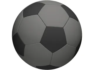 Soccer Ball 3D Model preview