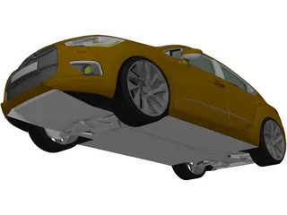 Citroen DS4 3D Model preview