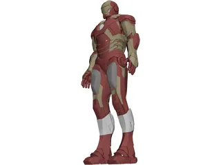 Iron Man Mk VII 3D Model preview
