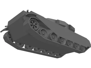 Centurion Tank 3D Model preview