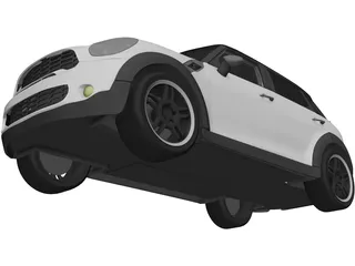 Mini Cooper Countryman 3D Model preview