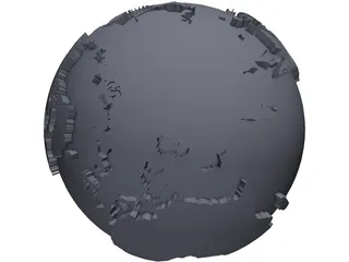 Earth 3D Model preview