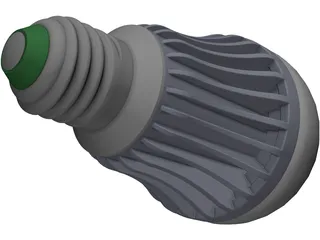 LED Light Bulb Type D 3D Model preview