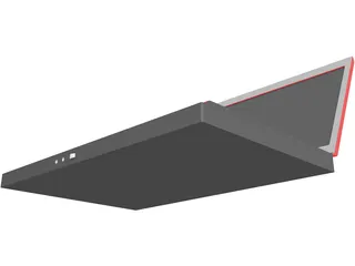 Toshiba Laptop 3D Model preview