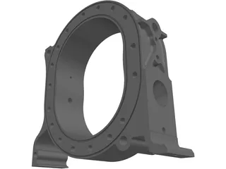 Mazda Rotary Housing 3D Model preview