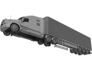 Peterbilt 379 3D Model preview