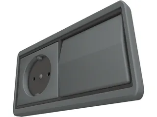 Switch and Plug 3D Model preview