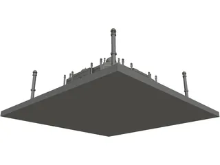 Taj Mahal 3D Model preview