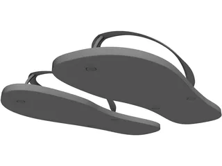 Sandals 3D Model preview